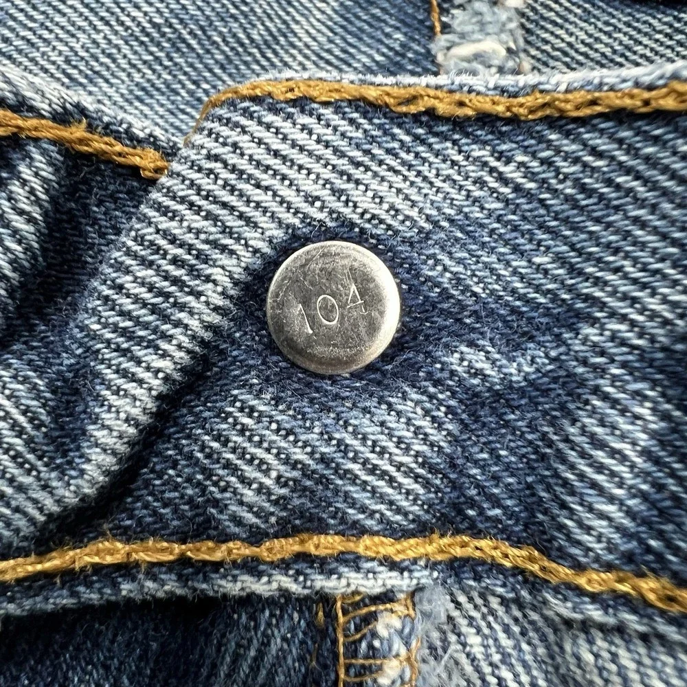 VTG 1999 Levi's 550 Relaxed Fit Baggy 38X30 Actual 36X30 Blue Jeans 90s Y2K‎